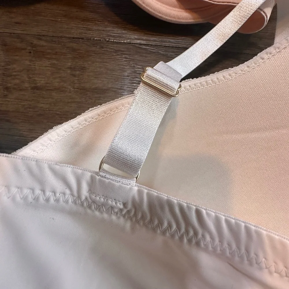 Jessica Simpson Bra bundle 42D Full‎ Coverage Lined Adjustable Straps Pink White